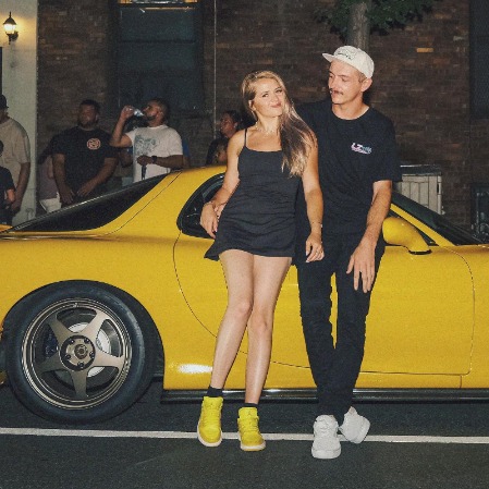 Collete Davis and her boyfriend Adam Iz.